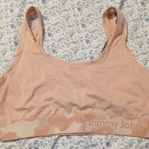Tommy John Pink Sports Bra Seamless Comfort